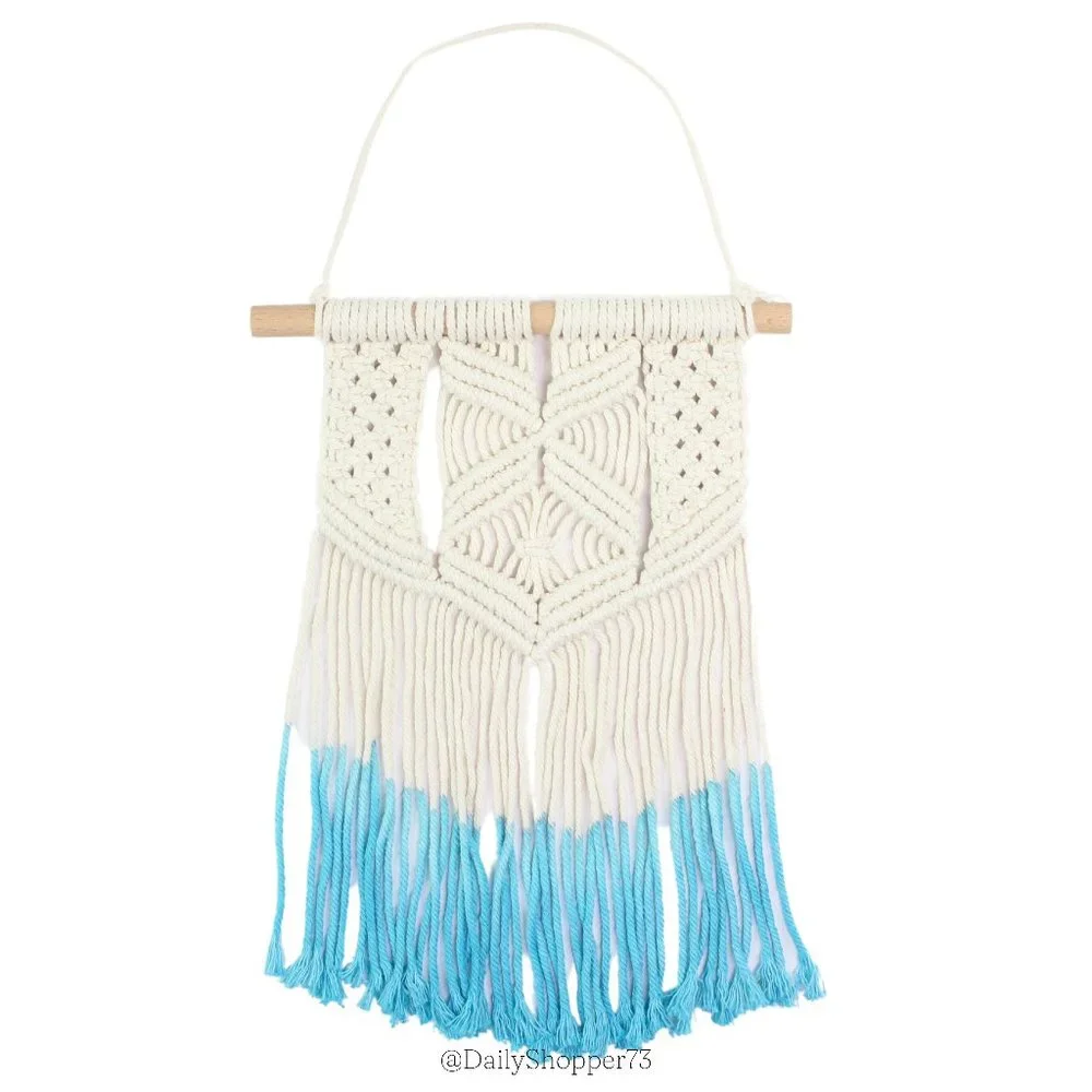 NWOT Ashland Dip Dyed Intricate Macrame Wall Hanging